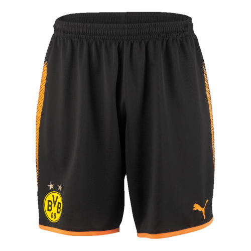 2017-18 Dortmund Black Goalkeeper Shorts